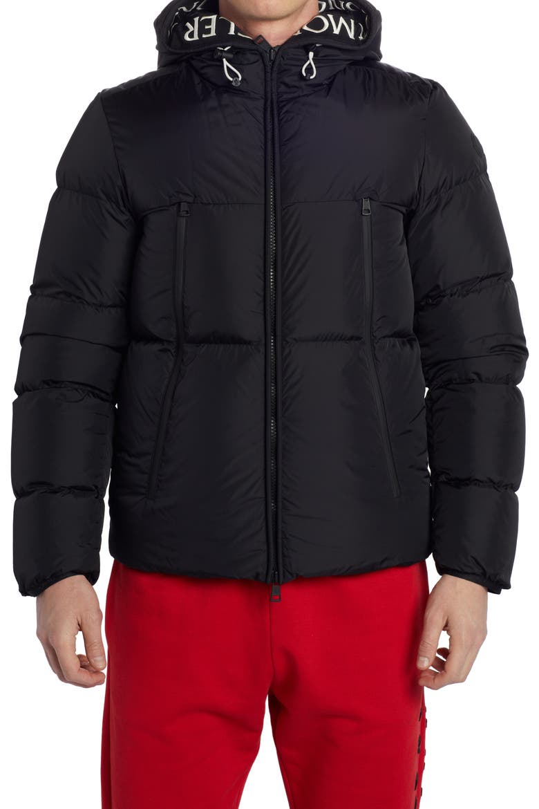 Montcla Water Repellent Down Jacket, Main, color, BLACK/ BLACK/ BLACK/ BLACK
