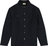 DL1961 Derrick Stretch Cotton & Viscose Snap-Up Overshirt