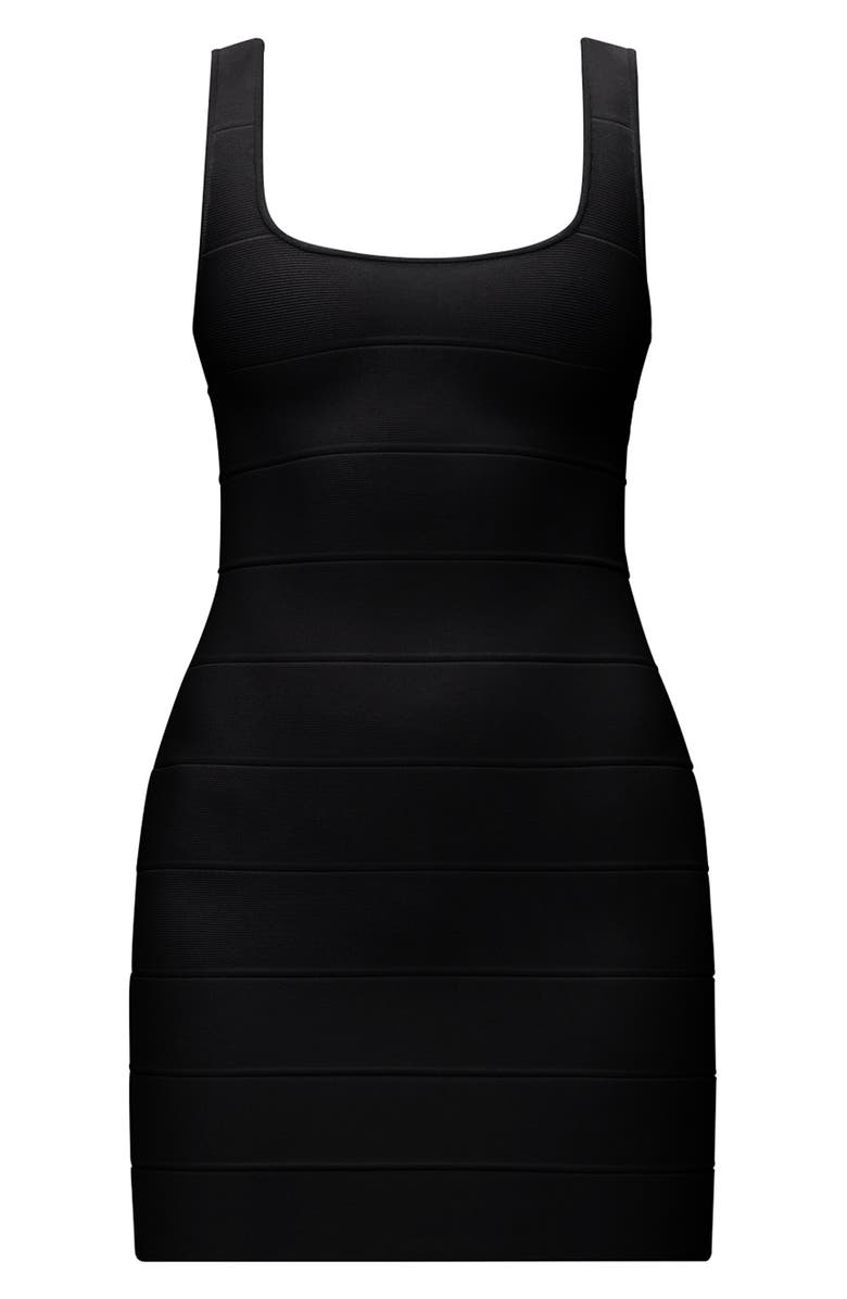 Herve Leger The Gabriella Bandage Minidress, Alternate, color, Black