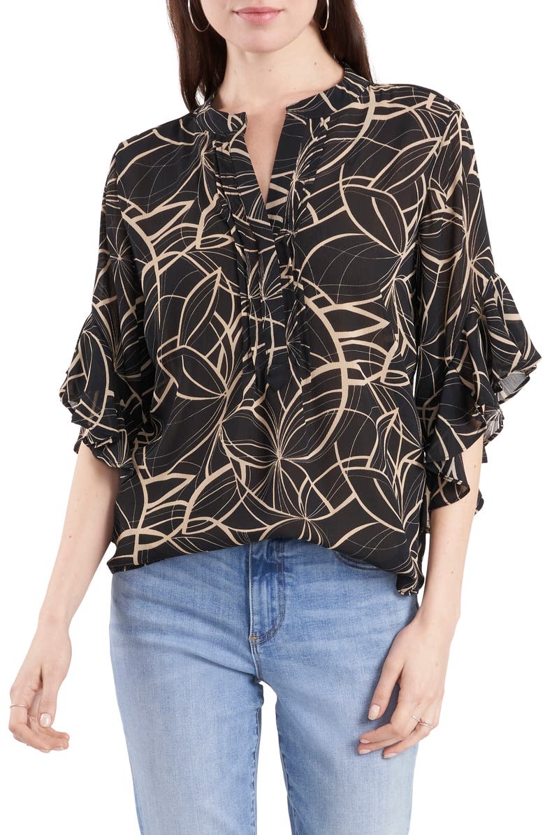 Vince Camuto Swirl Print Top, Main, color,