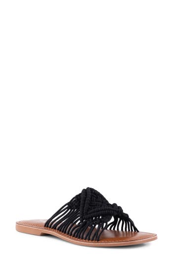 SEYCHELLES SEYCHELLES MAHOGANY SLIDE SANDAL