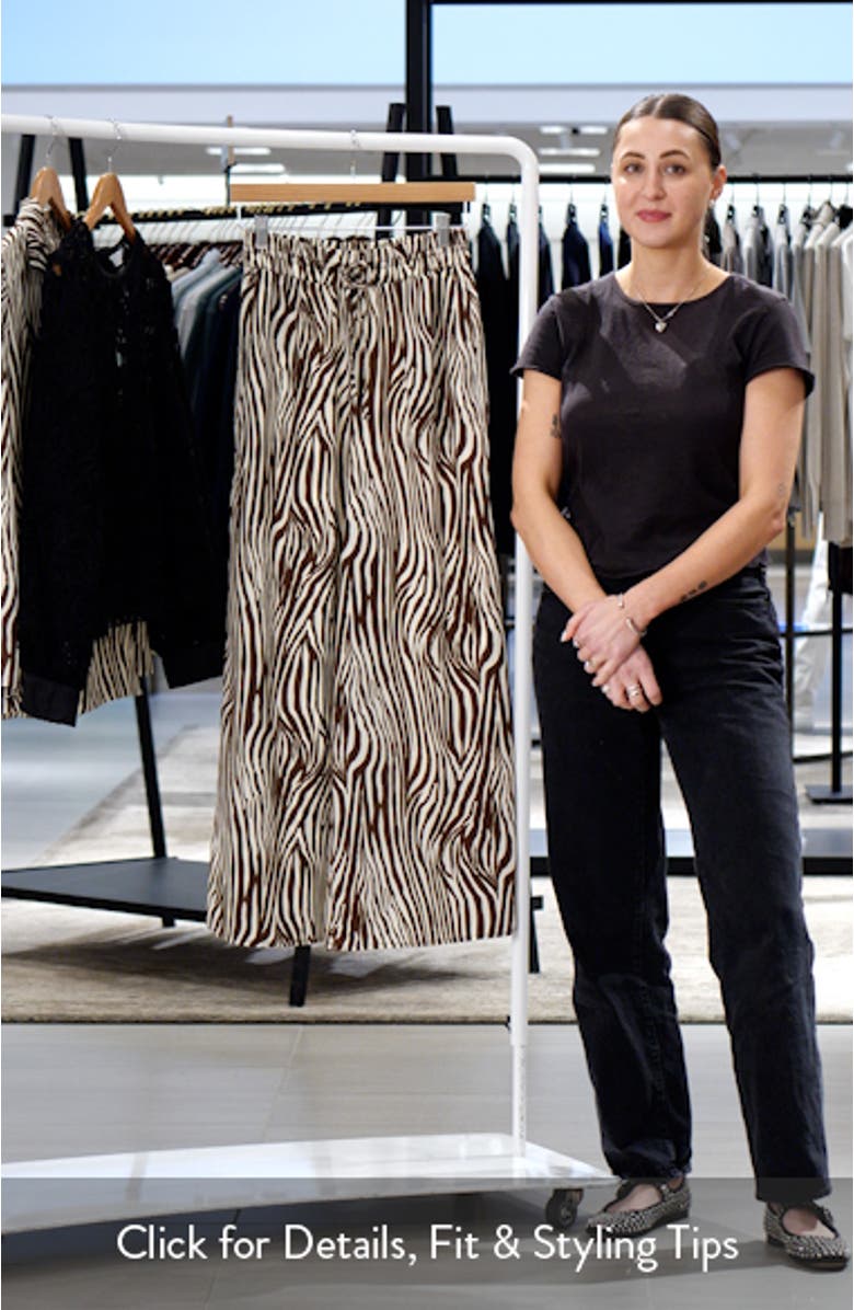 Liza Stripe Wide Leg Pants, sales video thumbnail