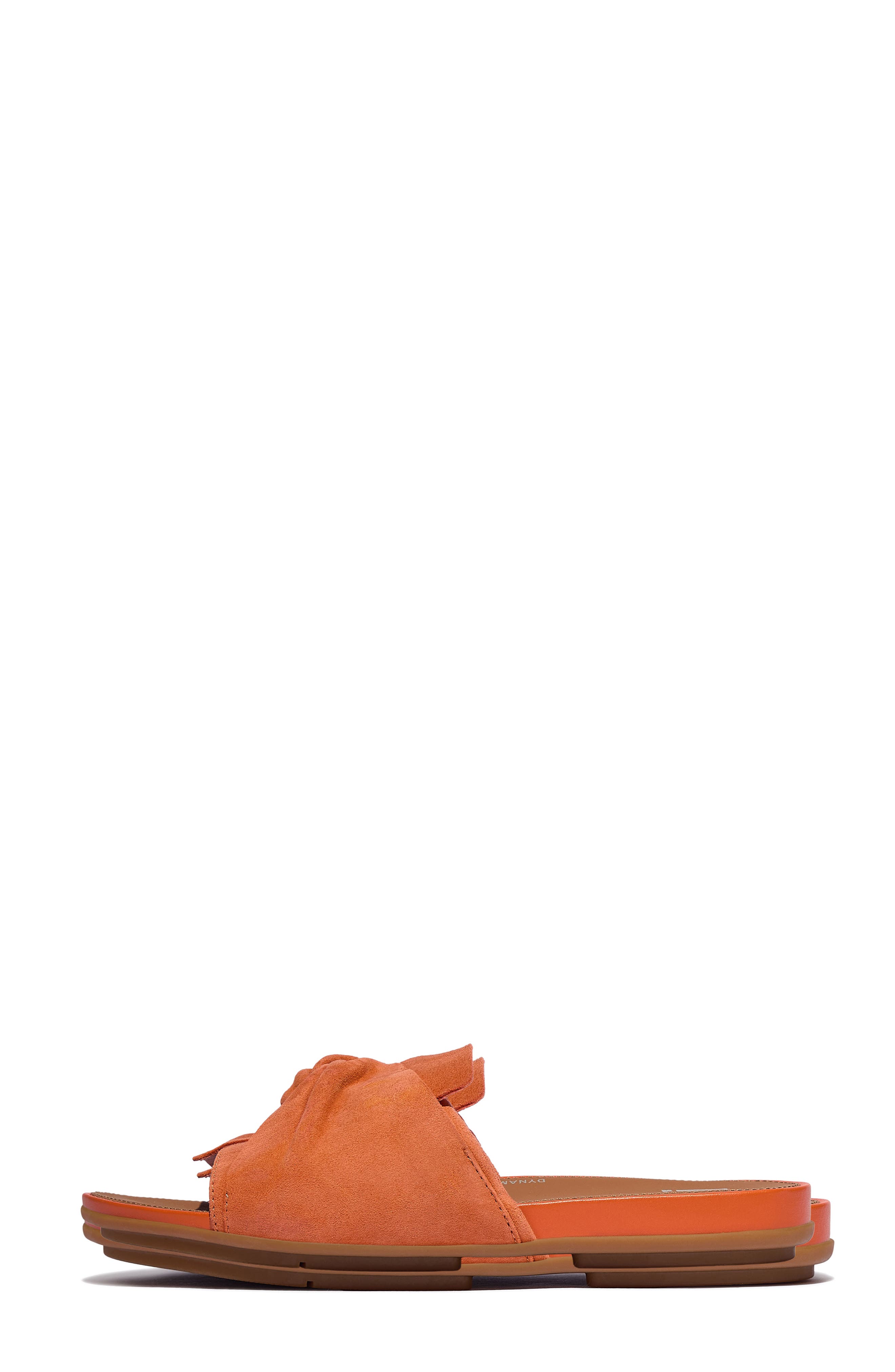 Gracie Soft Twist Slide Sandal, Alternate, color, SATSUMA