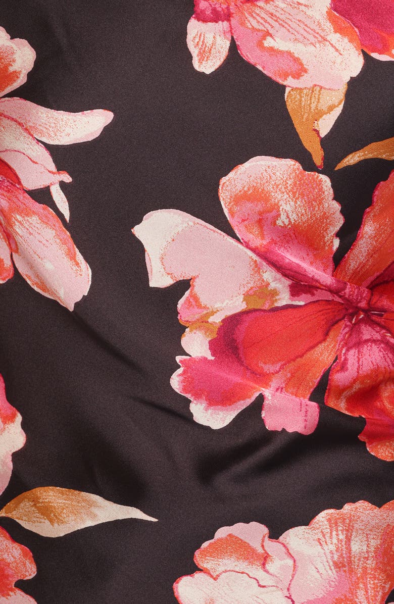 Petal & Pup Yolanda One-Shoulder Satin Top, Alternate, color, Midnight Orchid