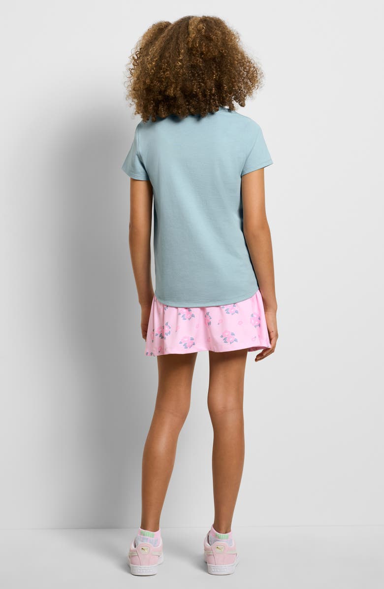PUMA Kids' T-Shirt & Skort, Alternate, color, Ice Blue