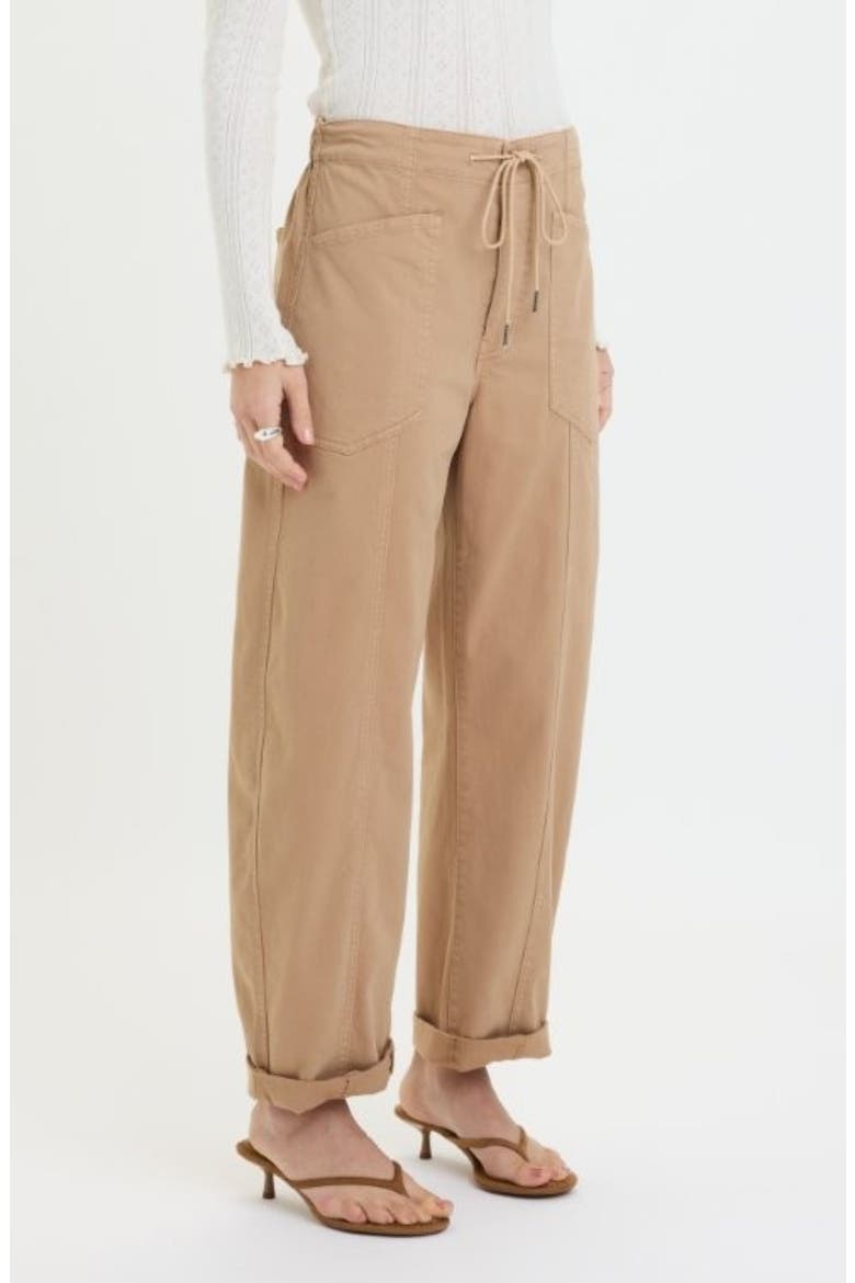 Villa Drawstring Pants, Alternate, color, LATTE