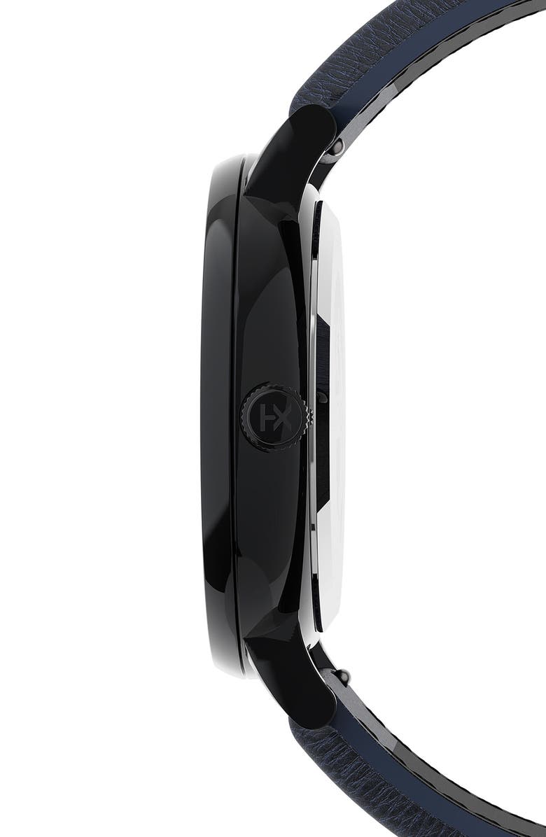 Timex<sup>®</sup> Fairfield Leather Strap Watch, 41mm, Alternate, color, 