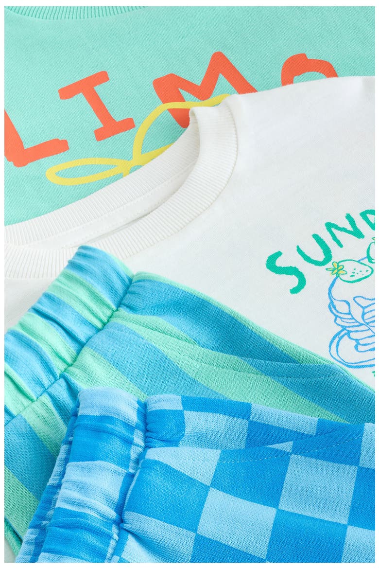 Kids' Graphic T-Shirts & Shorts 4-Pack, Alternate, color, GREEN