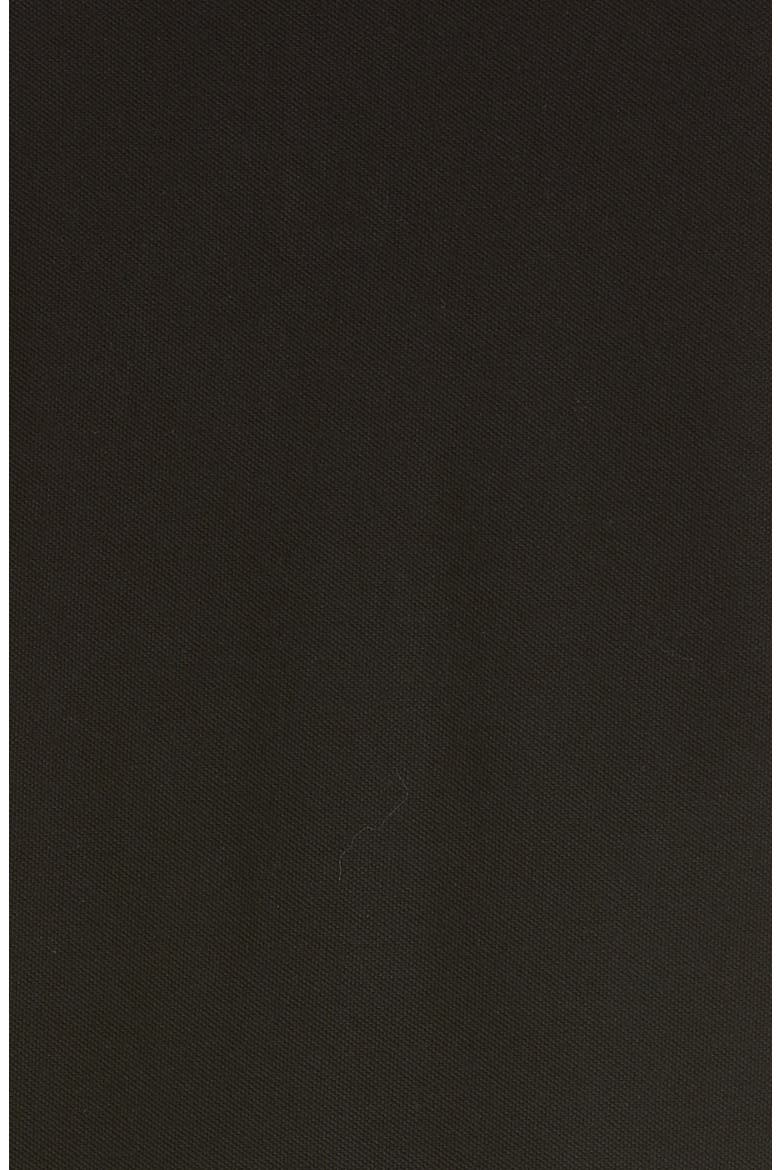 V-Logo Black Short Sleeve Piqué Polo, Alternate, color, BLACK/ WHITE