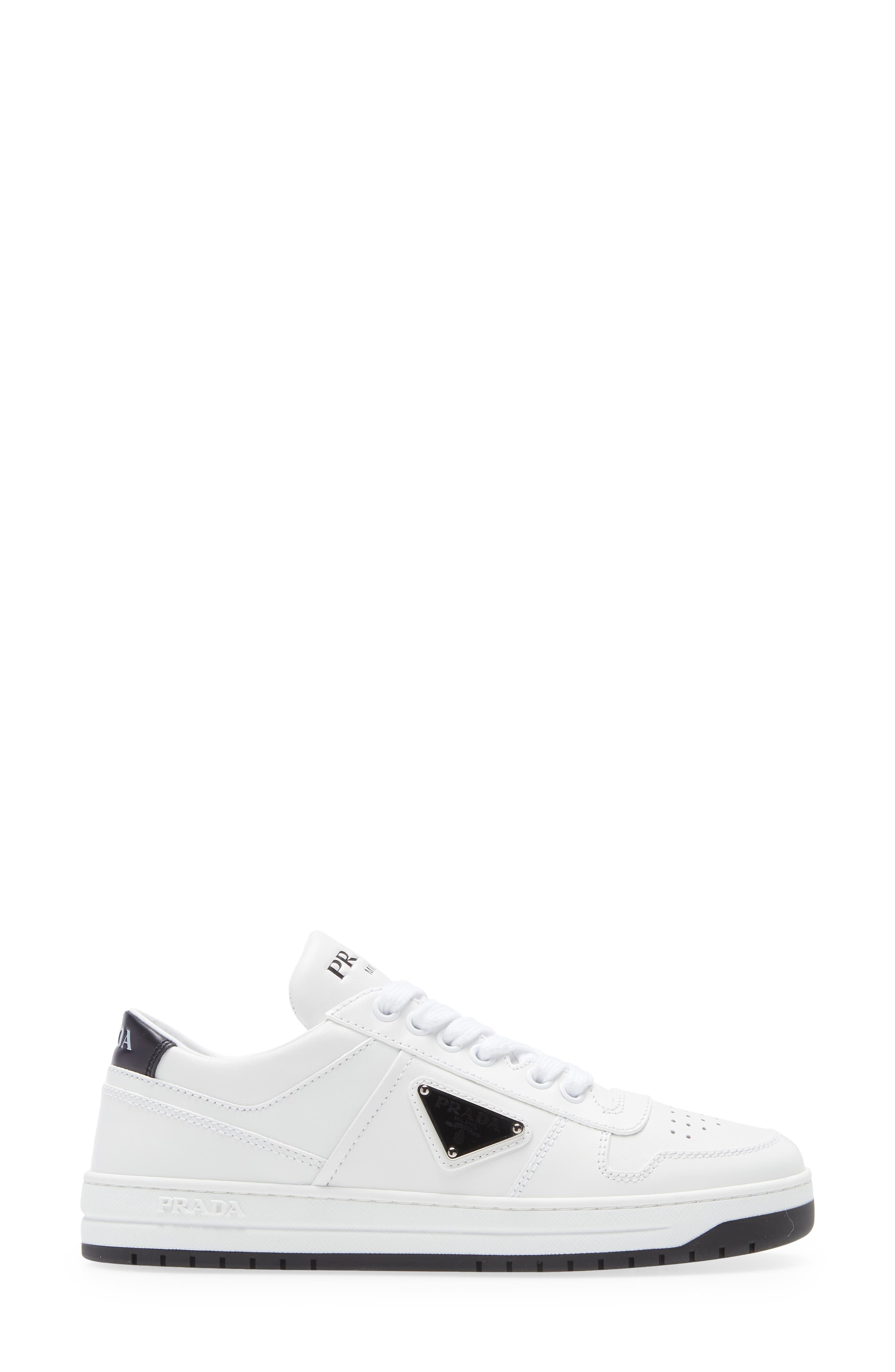 Prada Logo Low Top Sneaker, Alternate, color, 