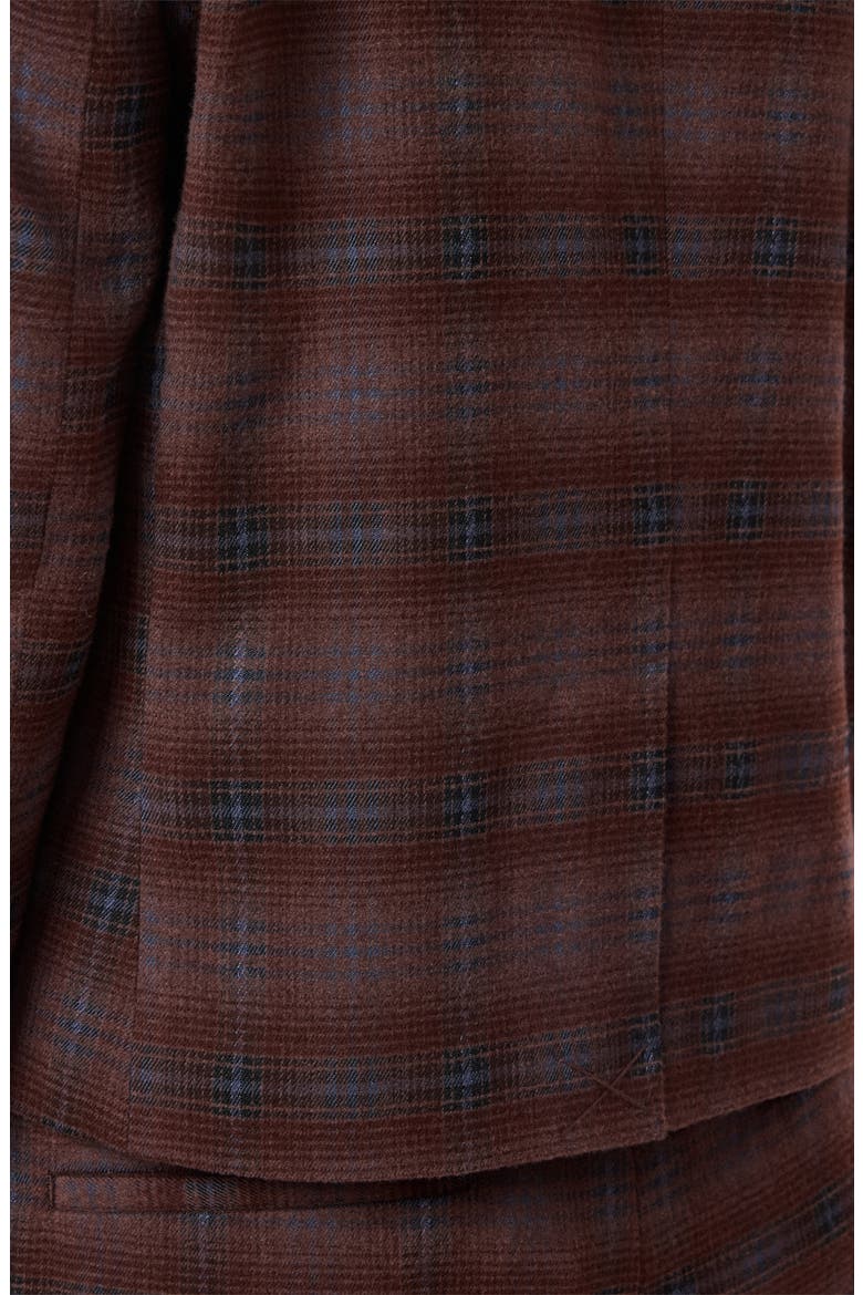 Plaid Cropped Blazer, Alternate, color, MULTI PLAID
