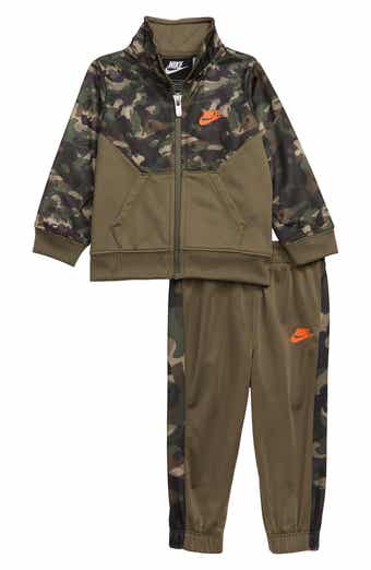 Camo Tricot Zip Jacket & Pants Set