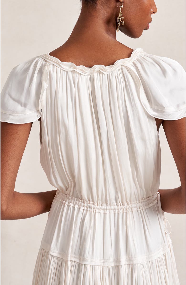 La Ligne Sienna Dress, Alternate, color, Ivory