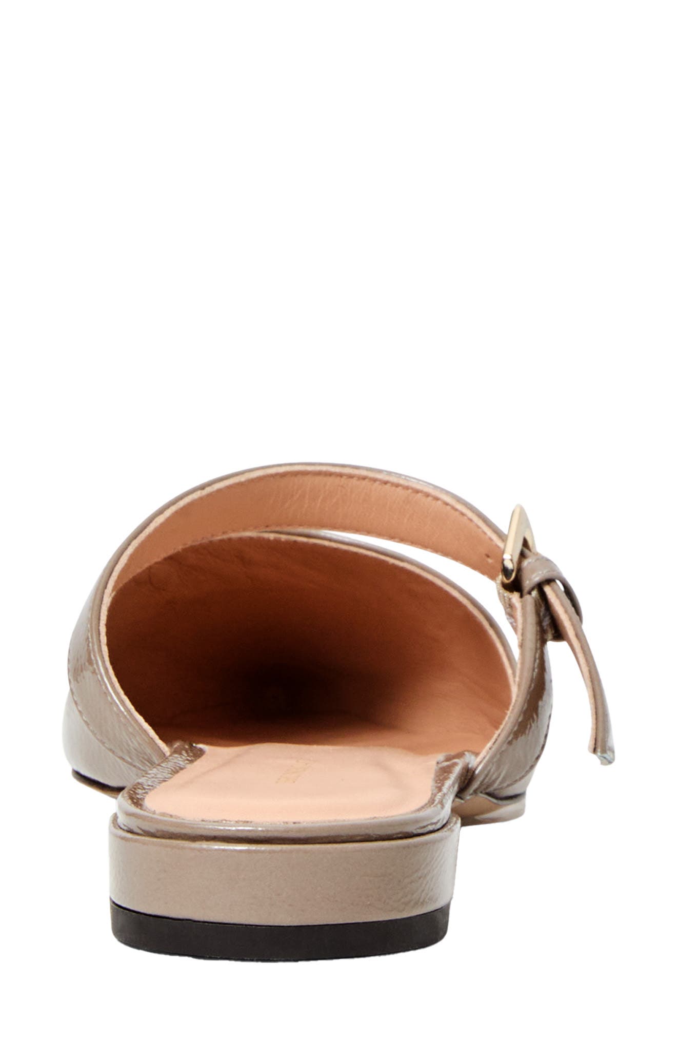Pasha Mule, Alternate, color, TAUPE CRINKLE PATENT