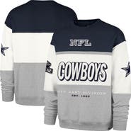 '47 Men's '47 Navy/Gray Dallas Cowboys Breeze Maximalist Sweatshirt