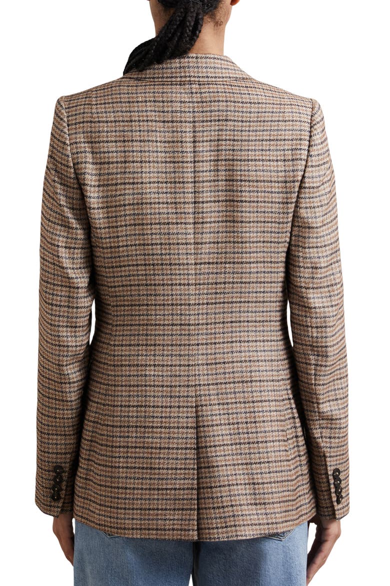 River Check Blazer, Alternate, color, NEUTRAL CHECK