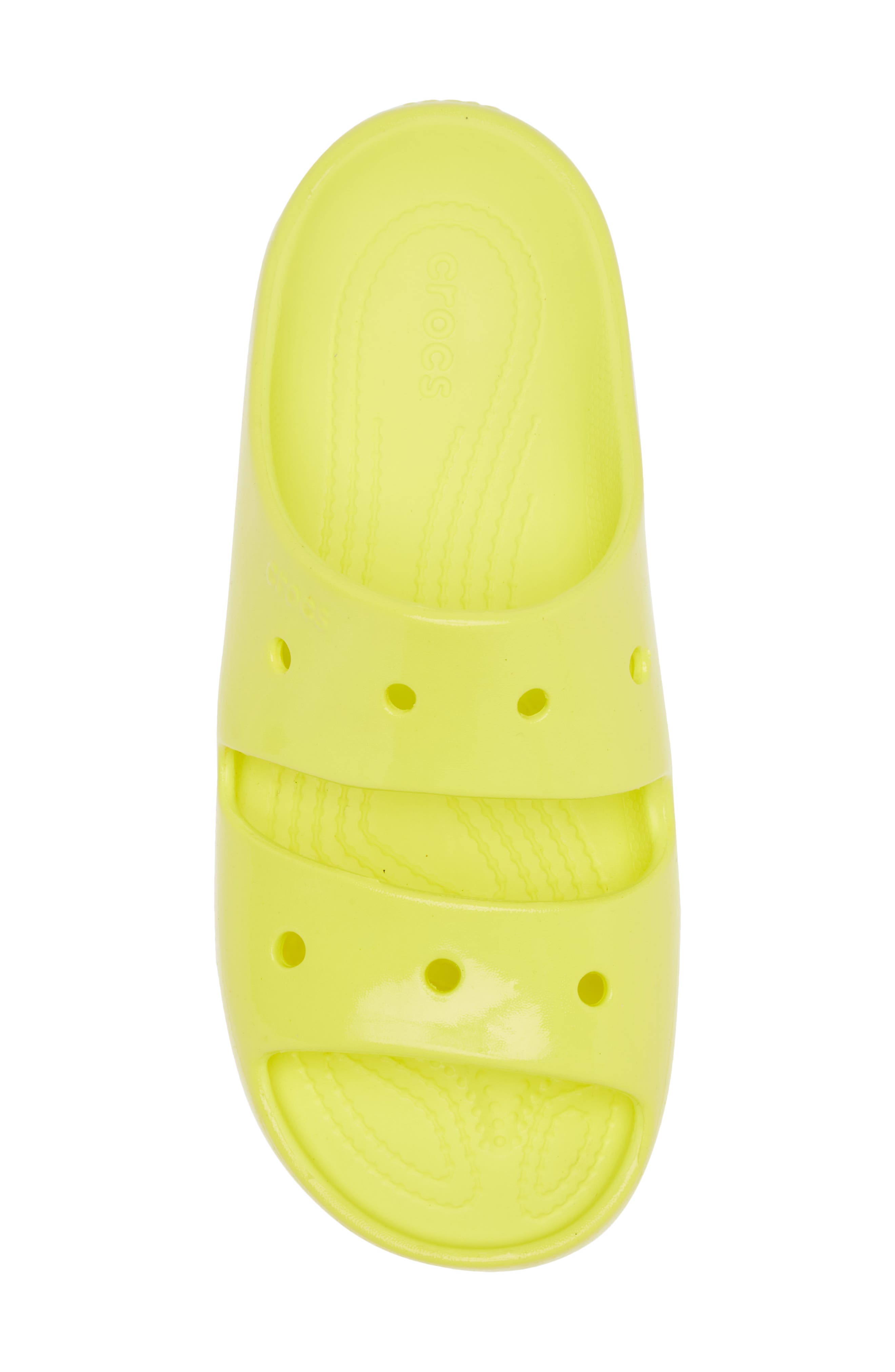 Classic Neon Slide Sandal, Alternate, color, ACIDITY
