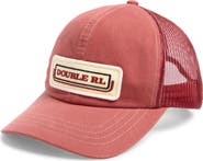 Double RL Logo Patch Twill Snapback Trucker Hat