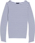 vineyard vines Boat Neck Stretch Cotton Top