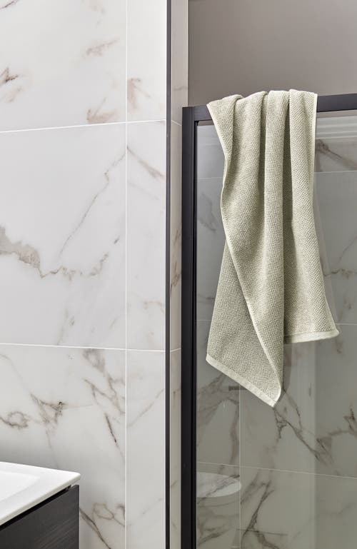 Christy Brixton Textured Popcorn Weave Bath Sheets In Pebble