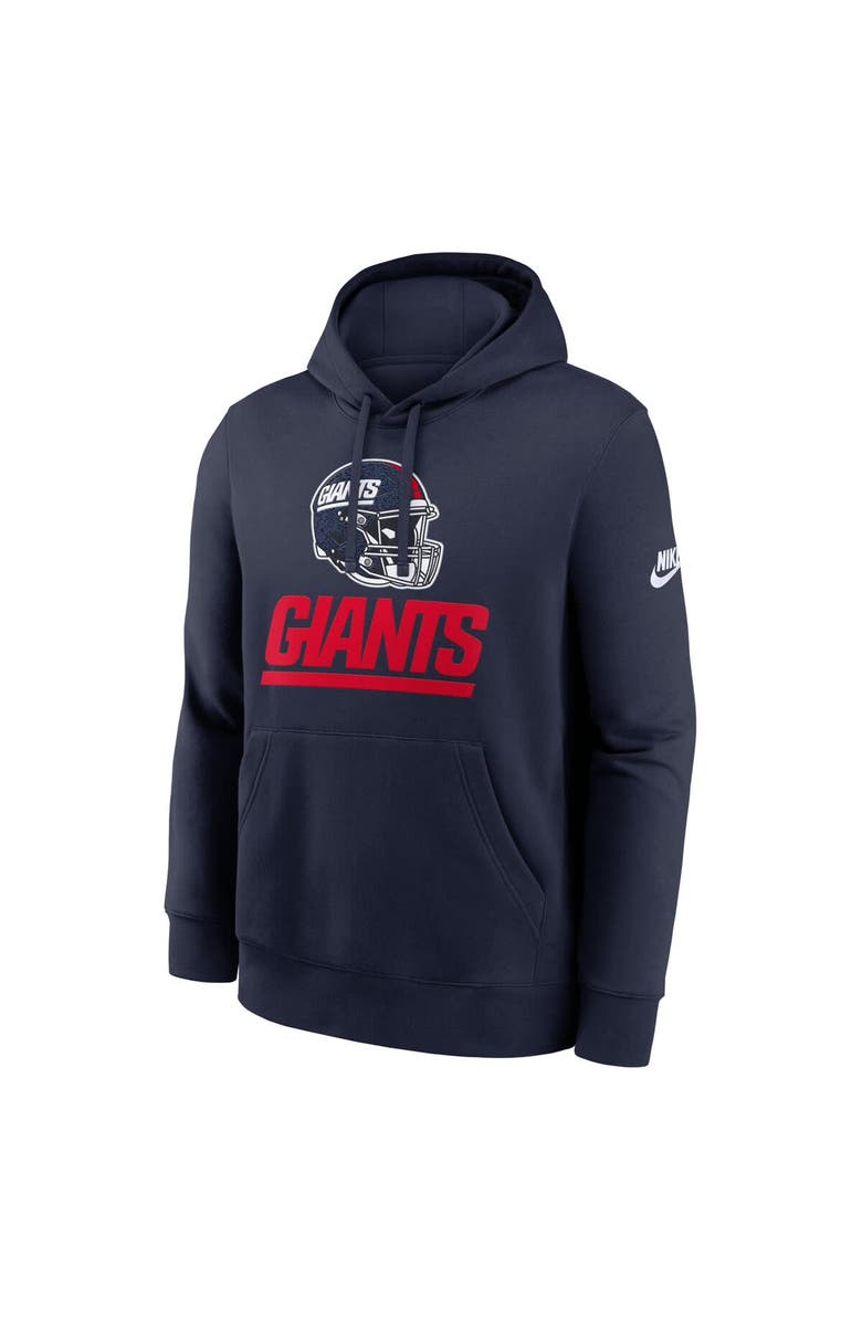 Nike Men's Nike Navy New York Giants Best Season Rewind Club Pullover Hoodie, Alternate, color, 