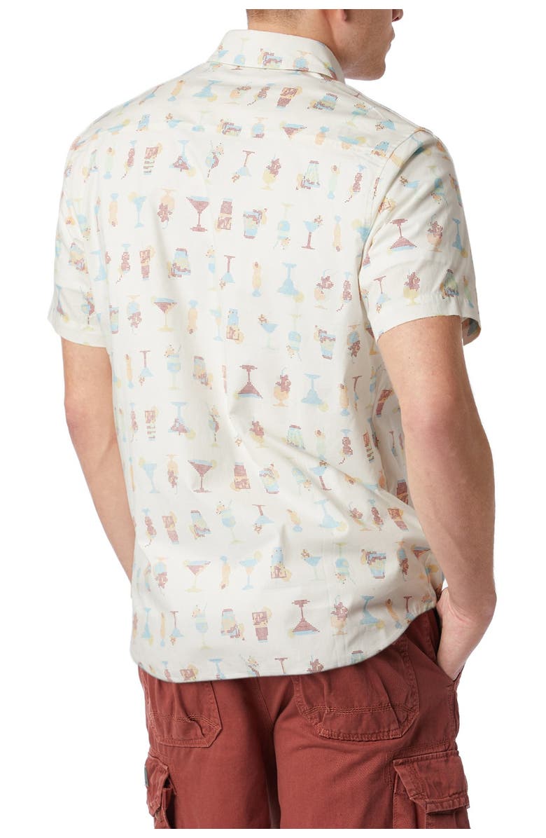 Union Yolo Medallion Print Short Sleeve Relaxed Fit Shirt, Main, color, 