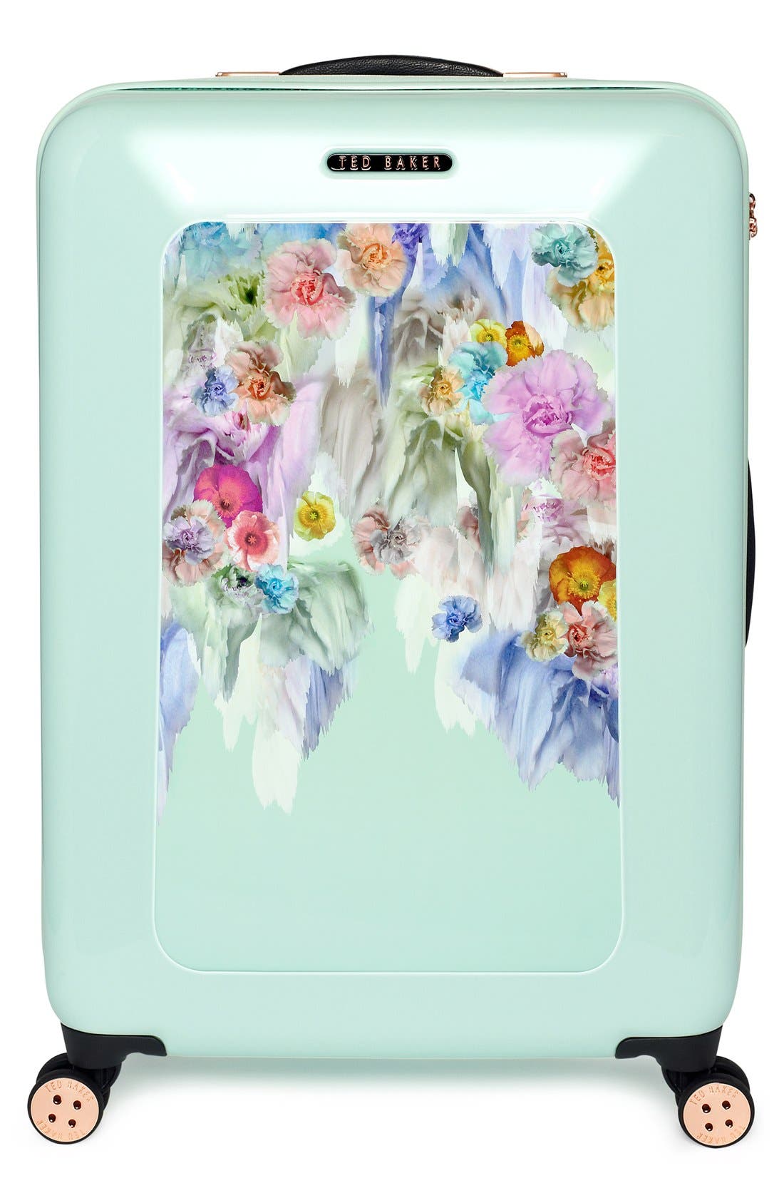 Ted Baker London 'Medium Sugar Sweet Florals' Hard Shell Suitcase, Alternate, color, 