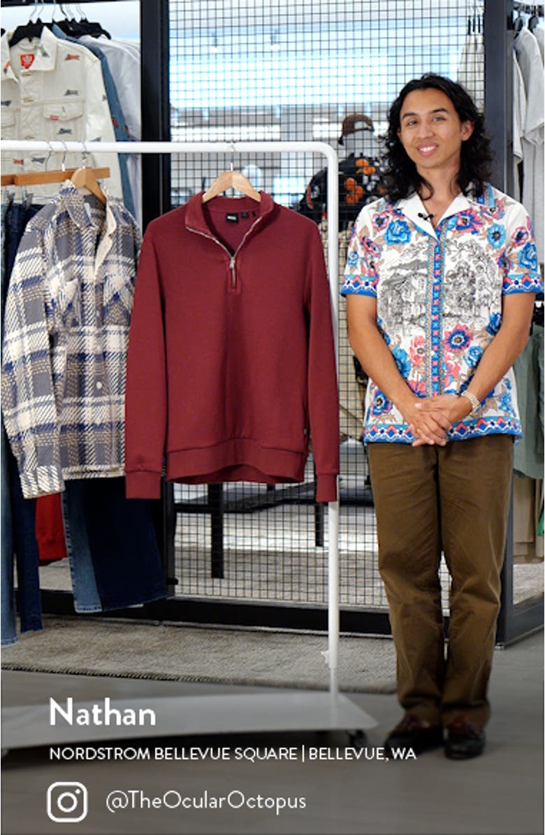 Sidney Quarter Zip Pullover, sales video thumbnail