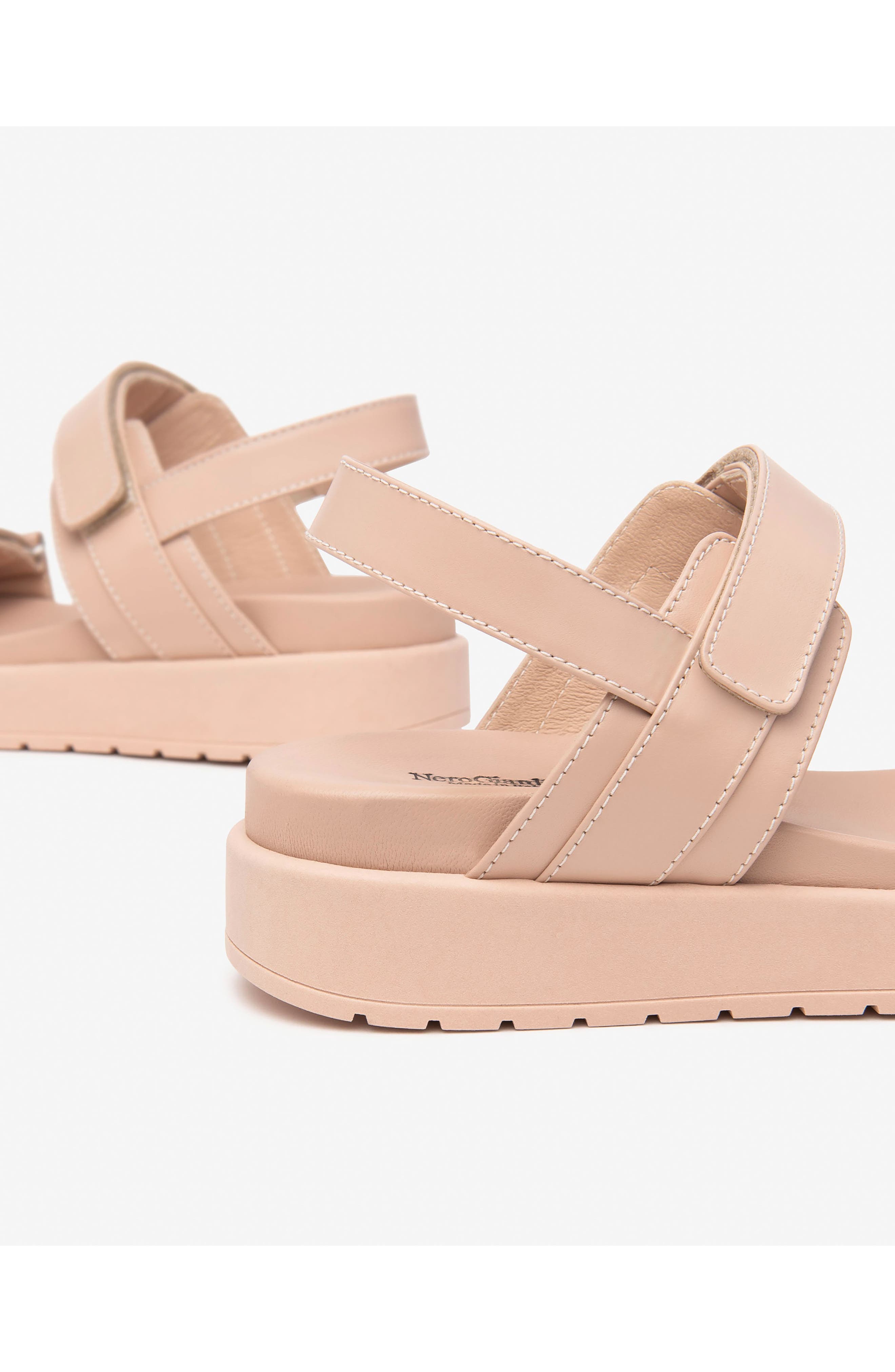 Slingback Platform Wedge Sandal, Alternate, color, NATURAL