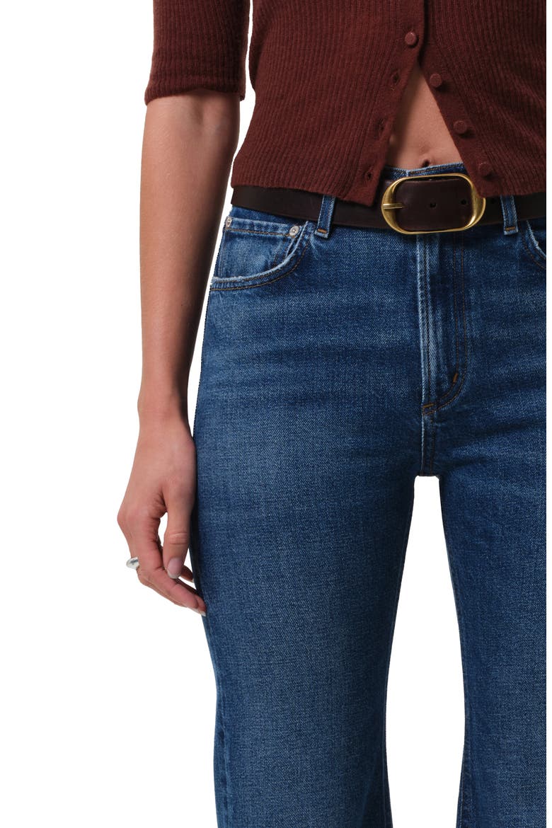 Kimberley High Waist Wide Leg Jeans, Alternate, color, CRUISEMED BLUE