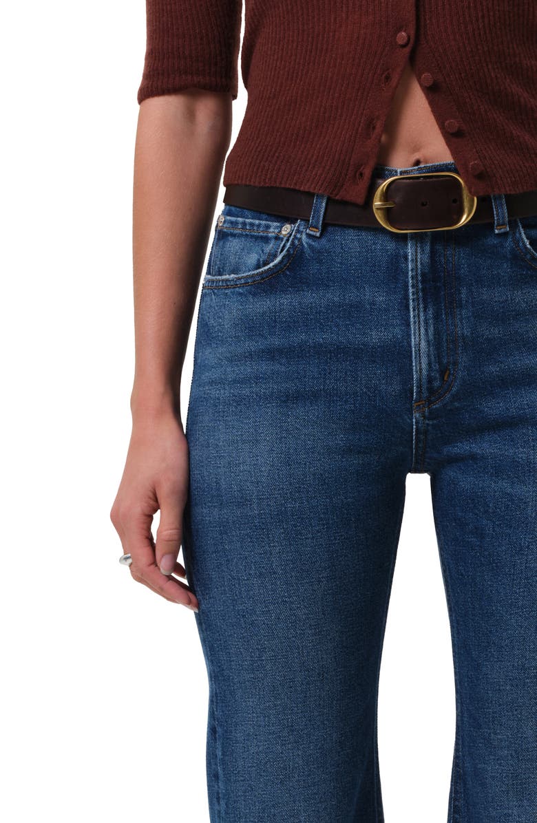 Citizens of Humanity Kimberley High Waist Wide Leg Jeans, Alternate, color, Cruisemed Blue