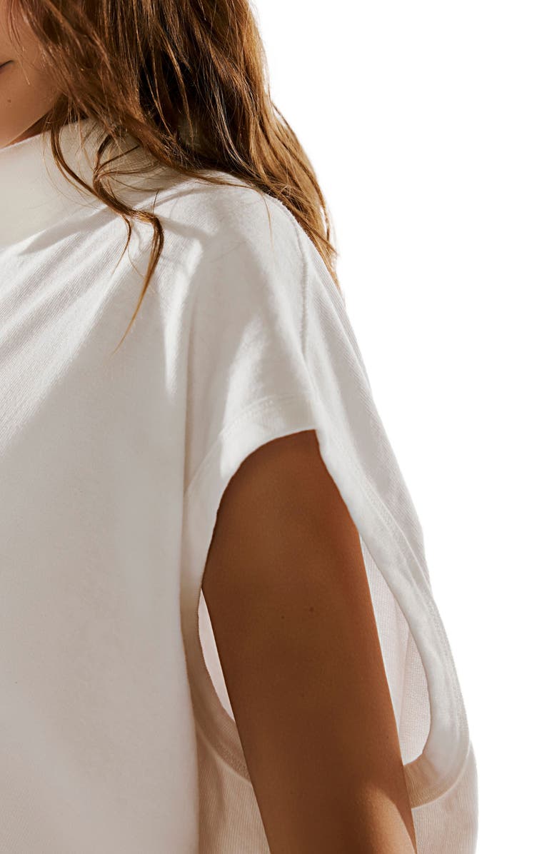 Free People Keep On Polo Top, Alternate, color, Clean Ivory