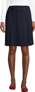Lands' End School Uniform  Ponte Button Front Skort