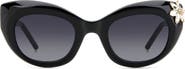 Carolina Herrera HER 0221/G/S 50mm Gradient Cat Eye Sunglasses