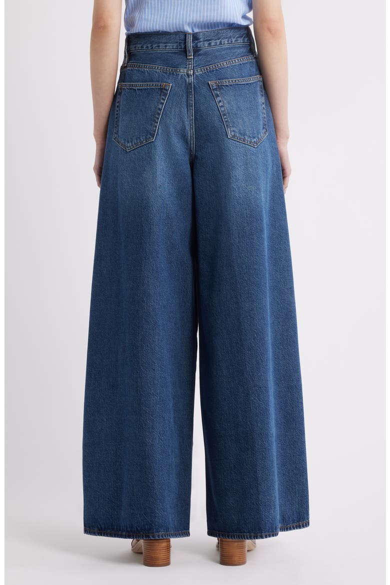 The Drape High Waist Wide Leg Jeans, Alternate, color, TOMMY