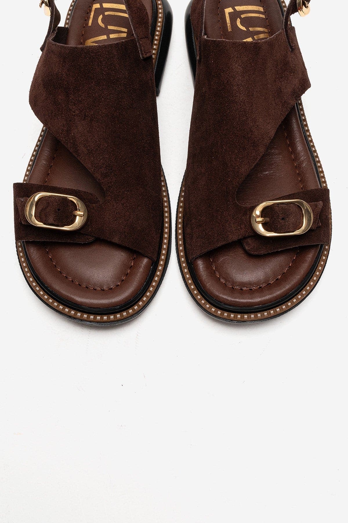 Cruel Leather Sandal, Alternate, color, Brown Suede
