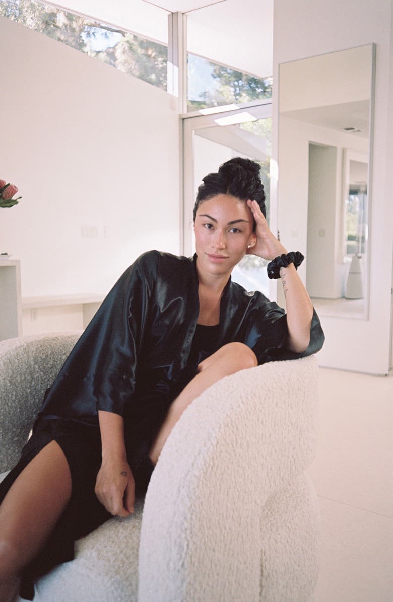 slip Pure Silk Hair Tie Stargazer Holiday Bauble, Alternate, color, 