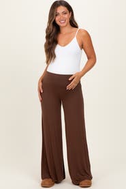 PinkBlush Fold Over Waist Wide Leg Lounge Pants