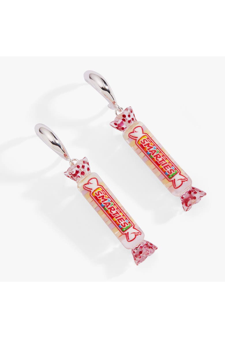 SMARTIES® Huggie Hoops, Alternate, color, Silver