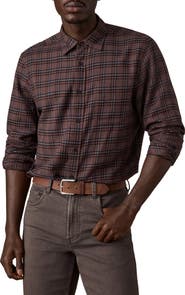 Faherty Timberline Brushed Twill Button Front Shirt