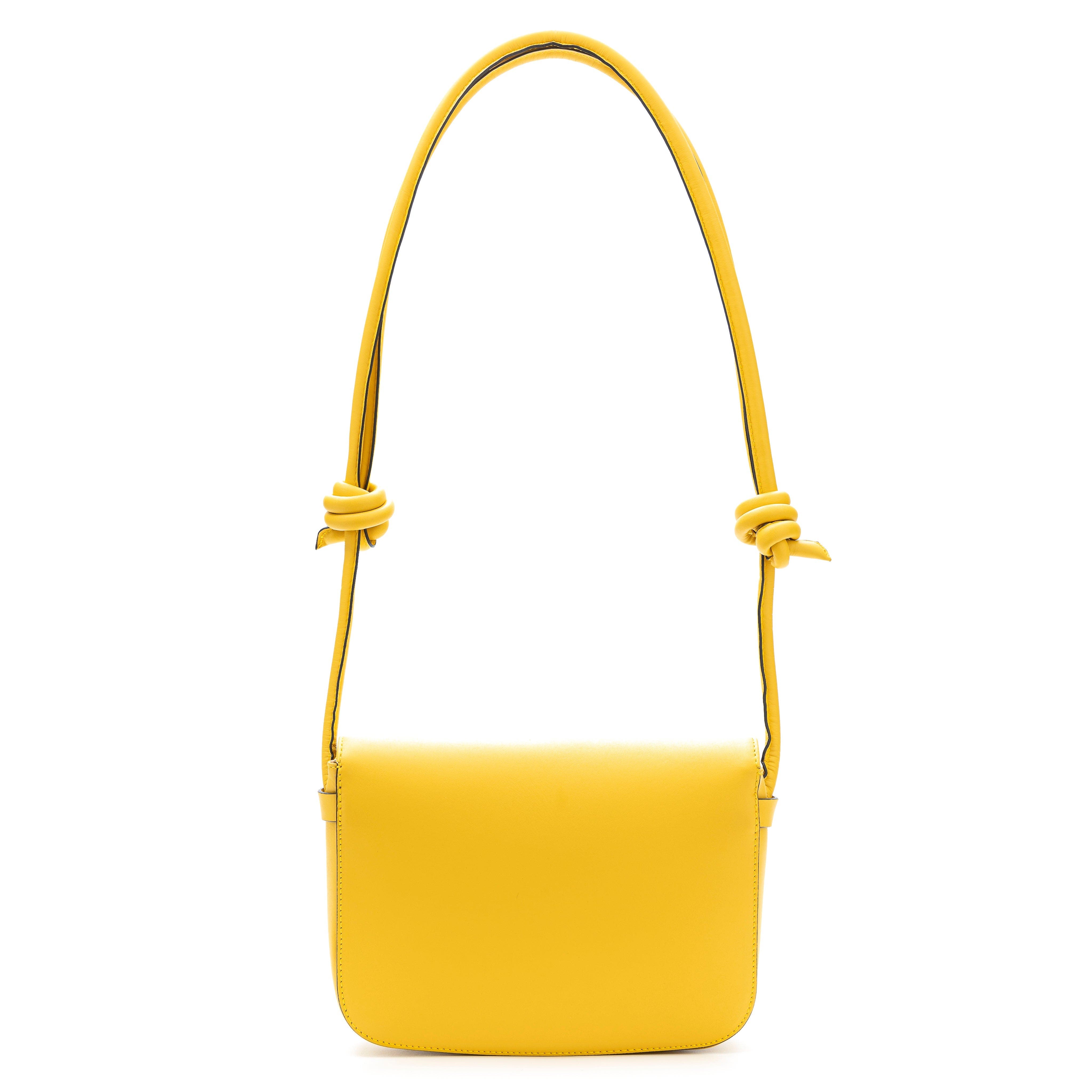 Lucia Shoulder Bag With Sliding Knots, Alternate, color, Yellow