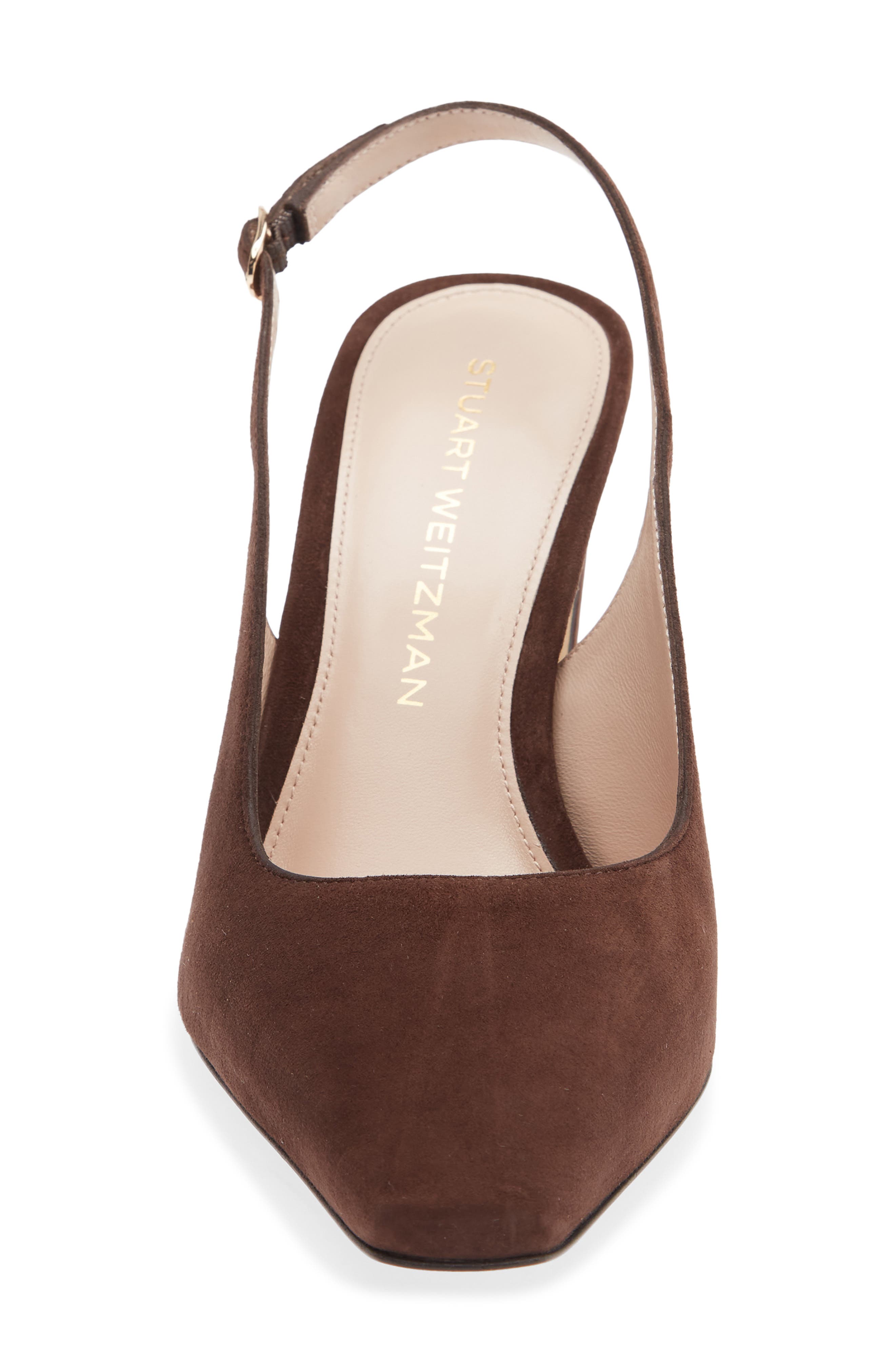 Stuart Weitzman Stassi Slingback Pump, Alternate, color, Walnut