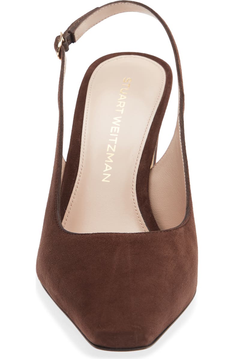 Stuart Weitzman Stassi Slingback Pump, Alternate, color, Walnut