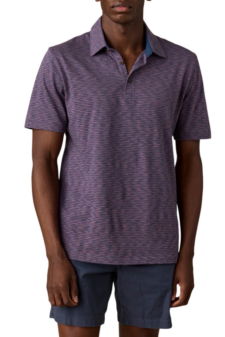 Sunwashed Polo, Main, color, DUNE STRIPE NIGHTFALL