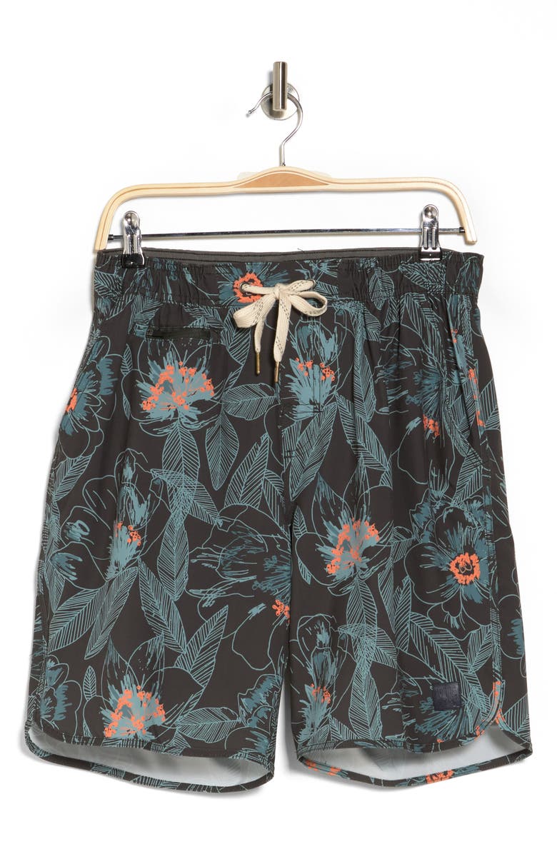 Vintage 1946 Printed Floral Shorts, Alternate, color,