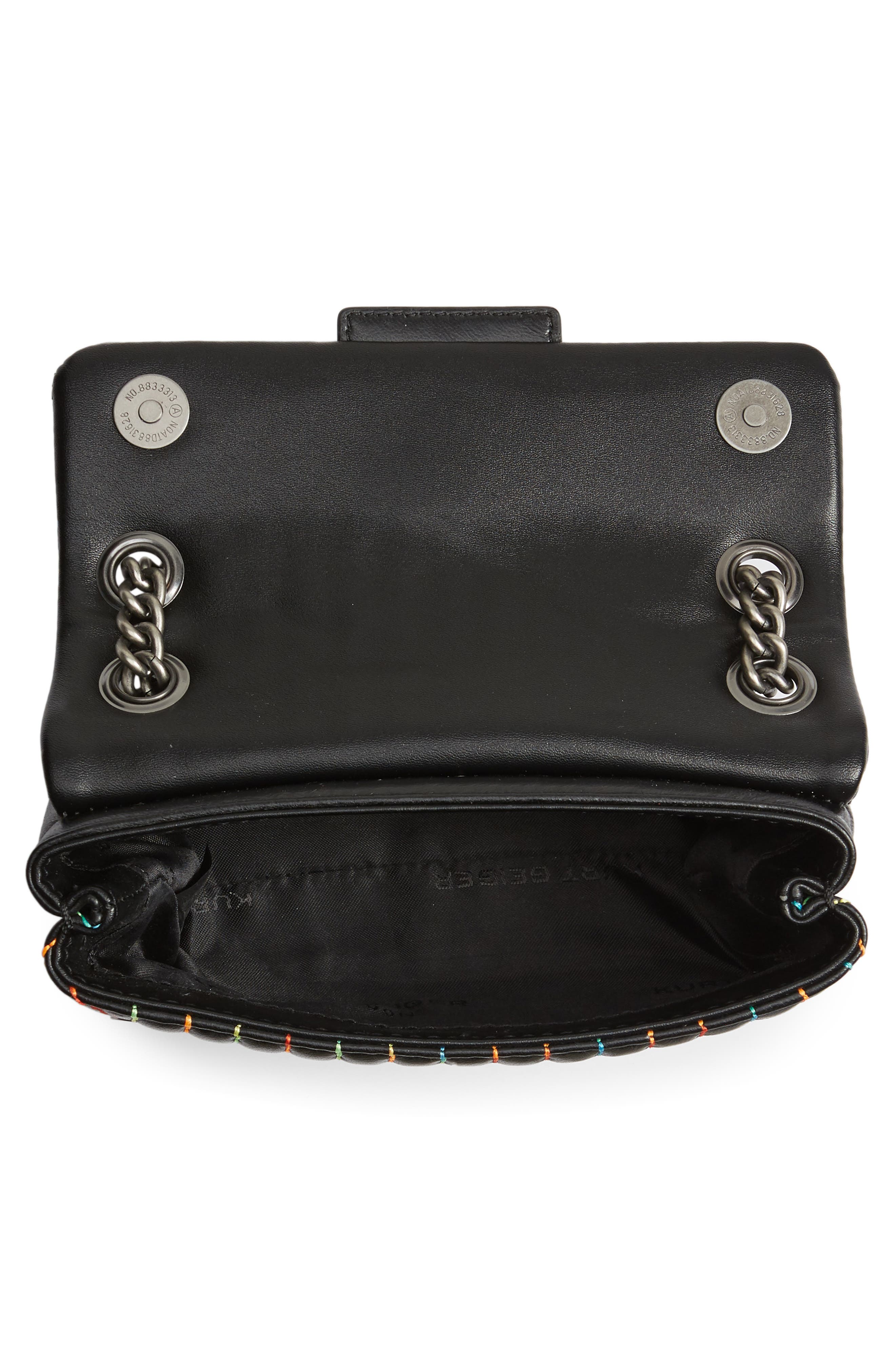 Kurt Geiger London Mini Kensington Leather Crossbody Bag, Alternate, color, 