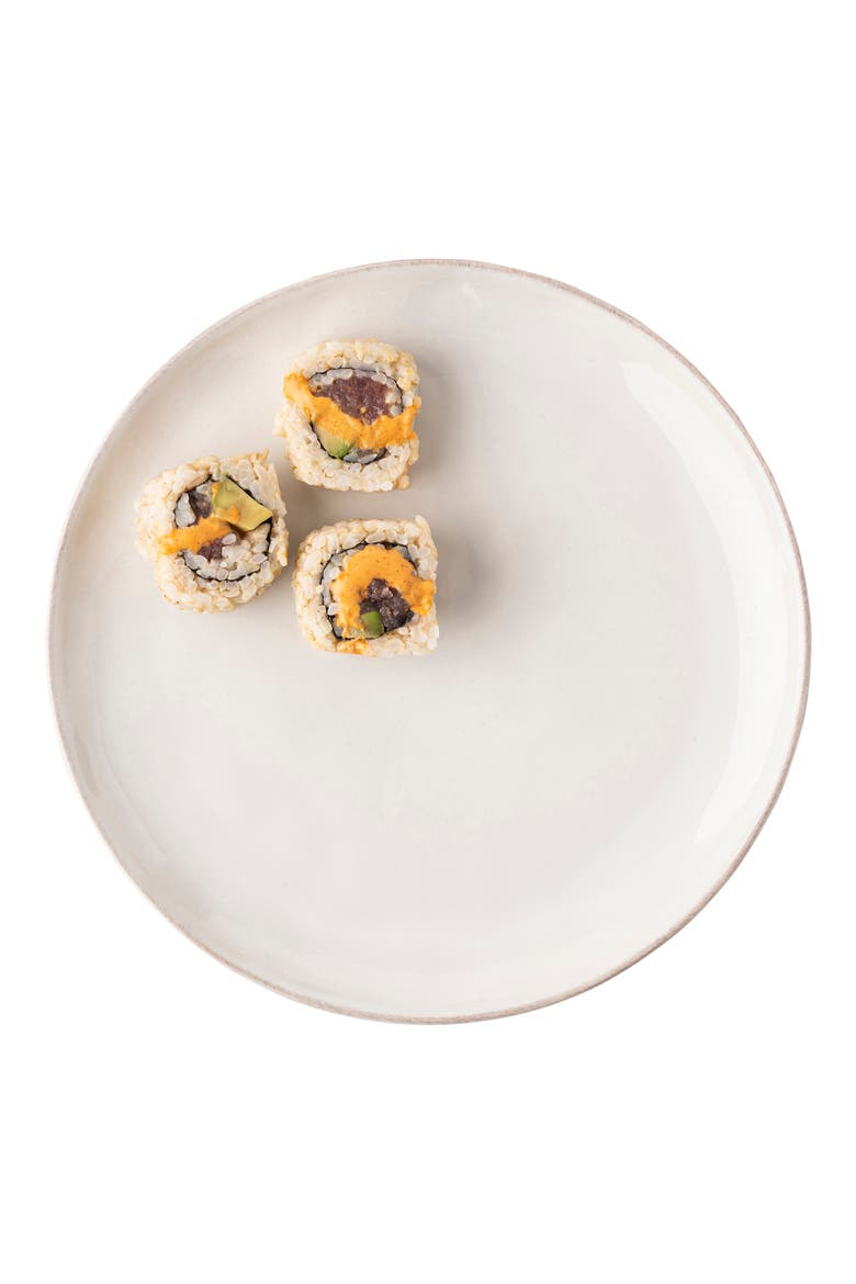 Puro Whitewash Coupé Dessert Plate, Alternate, color, WHITEWASH