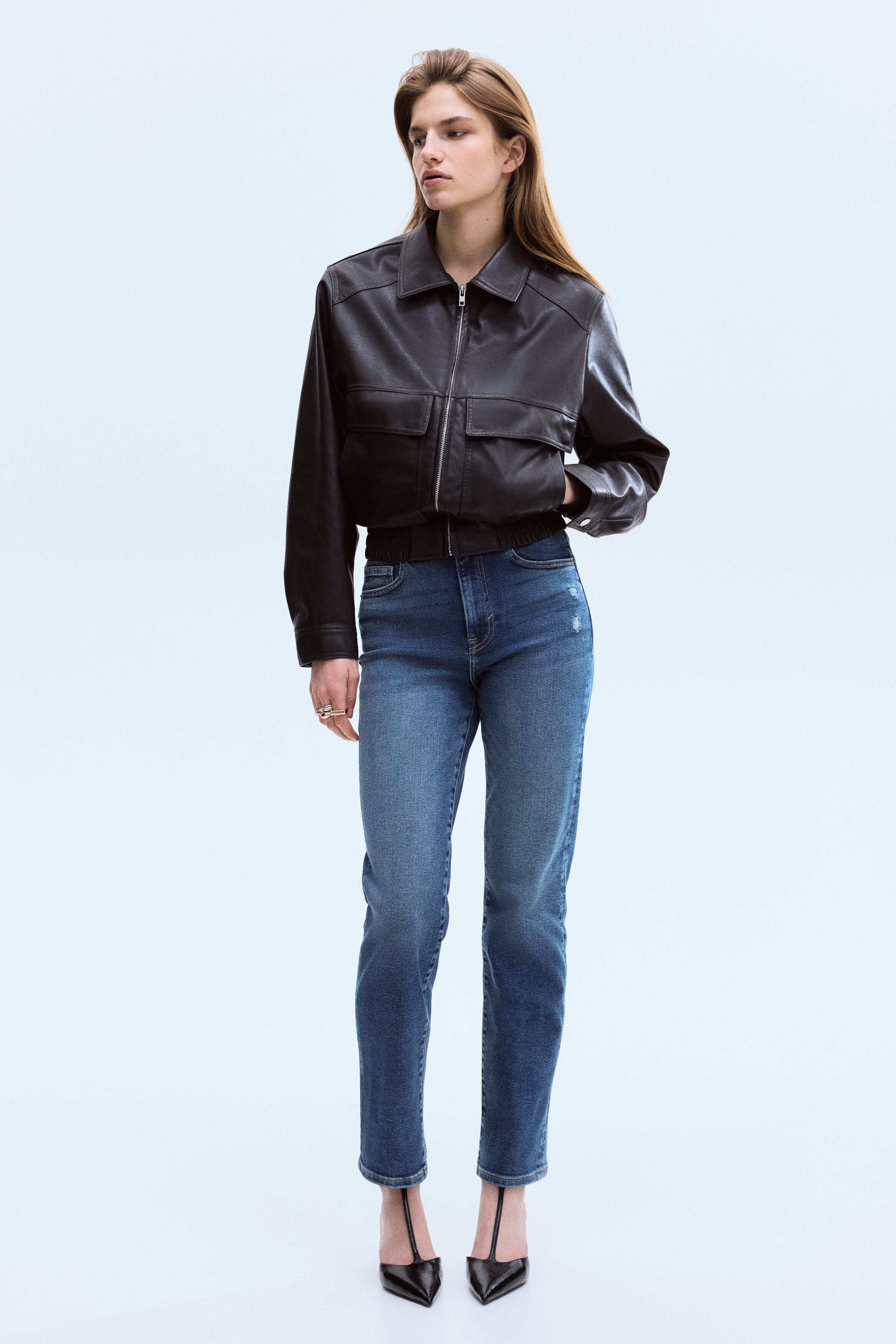 Skinny High Waist Ankle Jeans - image 4