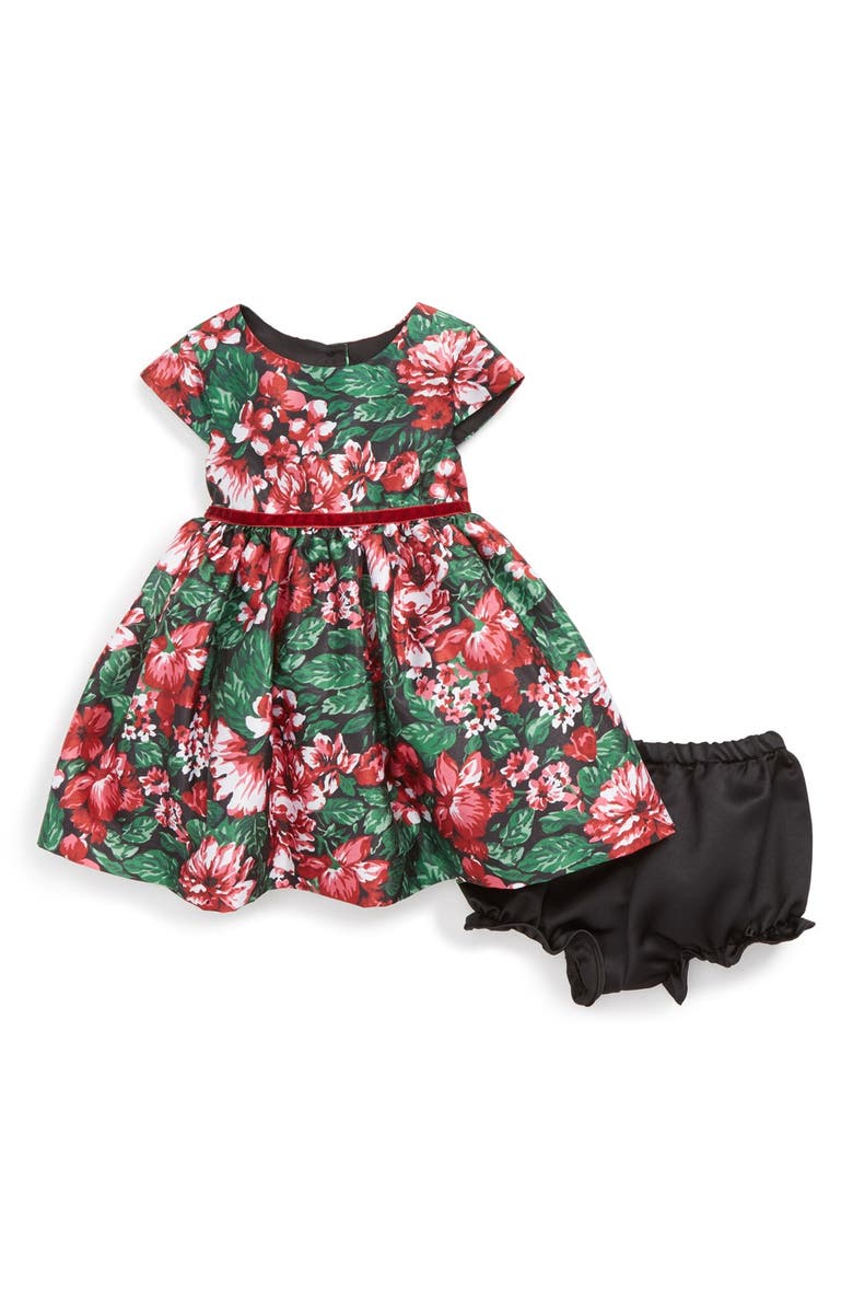 Pippa & Julie Floral Cap Sleeve Dress, Alternate, color,