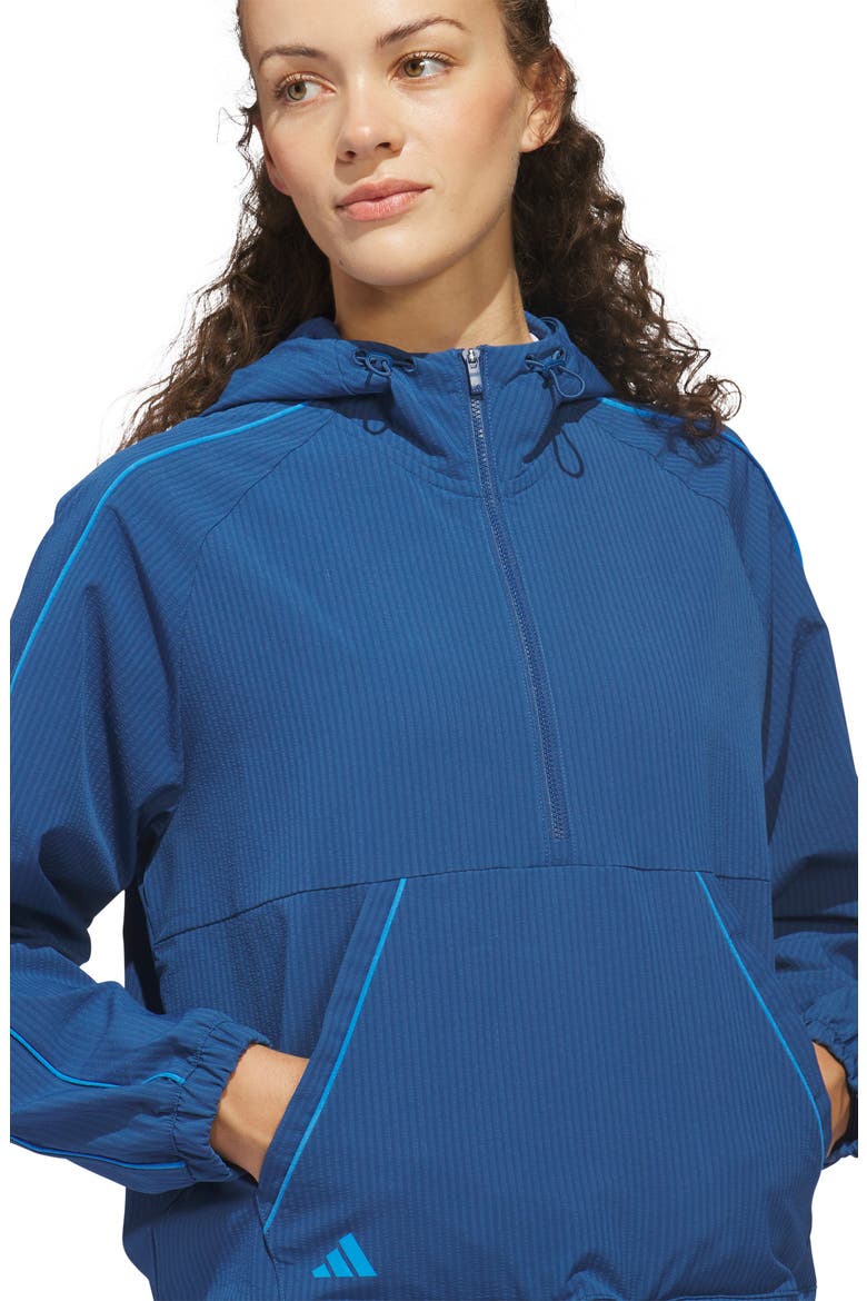 Ultimate365 Seersucker Quarter-Zip Pullover, Alternate, color, BLUE